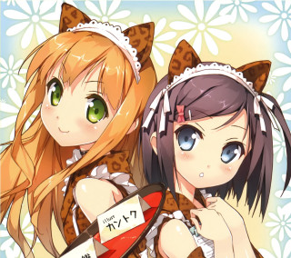 Aguri yayoi inspired anime girls - free cats wallpaper for tablet