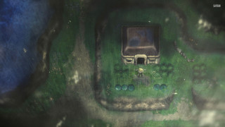 Small house grass field blue - game art free wallpaper for desktop