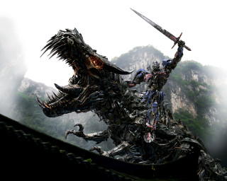 Giant robot creature swords mountain 2 - abidin dino free wallpaper for desktop