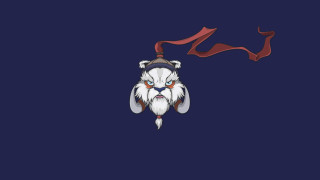 Cartoon character flying red scarf - his neck free wallpaper for desktop