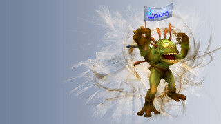 Cartoon character smiling sign feathery - a big smile free wallpaper