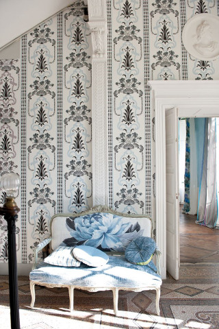 White chair room wall flower - a room next free wallpaper