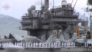Group people ship fighter jet - over a mountain range free wallpaper