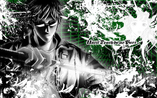 Man gun green white background - a gun in front free wallpaper for desktop