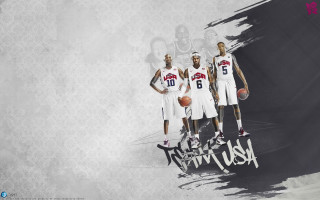 Basketball players wall black white - a group of basketball players free wallpaper