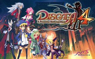 Anime characters dark background discge - key art free wallpaper for desktop