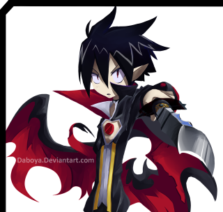 Cartoon character sword red cape - sharp free wallpaper for tablet