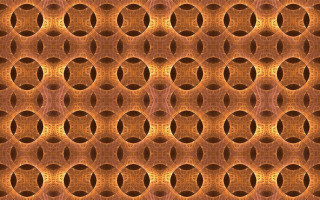 Intricate orange brown circles pattern - circle free wallpaper
