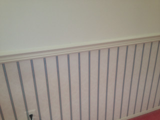 Bathroom toilet striped wallpaper toilet - blunt border free wallpaper