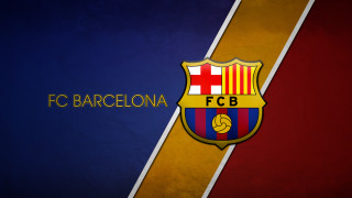 Barcelona fc logo wall blue - bottom free wallpaper