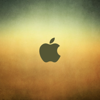 Apple logo wall brown background 2 - art green free wallpaper for tablet