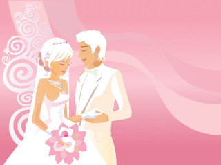 Bride groom pink background swirls - swirl and swirls free wallpaper