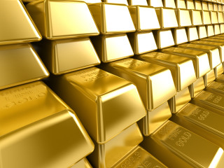 Gold bars stack shelf room - andries stock free wallpaper