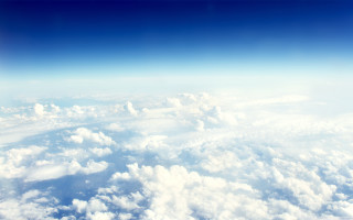 Airplane window sky clouds blue 2 - a view of the sky free wallpaper