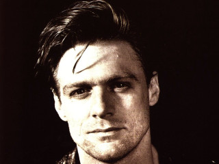 Man goatee leather jacket posing - david annand free wallpaper for desktop