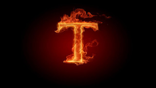 Fire letter t red flame - p free wallpaper for desktop