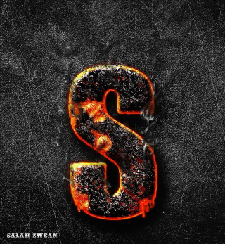 Black orange letter s fire - movie poster free wallpaper for tablet