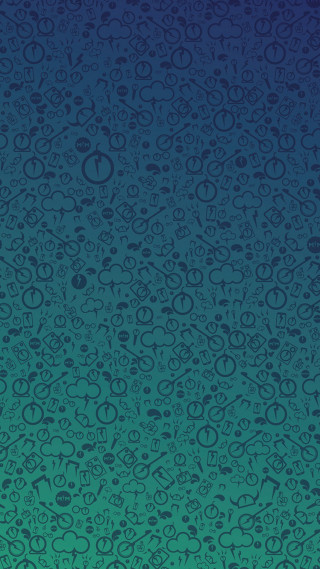 Blue green background skulls hearts - altichiero free wallpaper for mobile