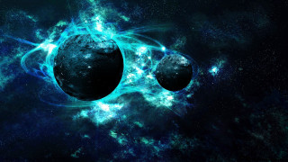 Space planets starry sky moon - planet free wallpaper for desktop
