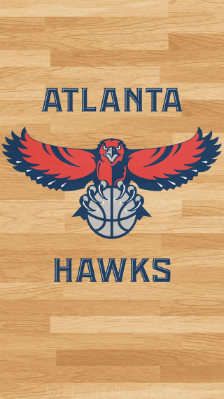 Basketball court hawks logo atlanta - dr. atl free wallpaper for mobile