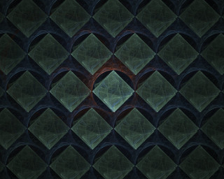 Diamond pattern red center image - caustic free wallpaper