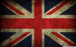 Grungy british flag faded effect - high definition free wallpaper