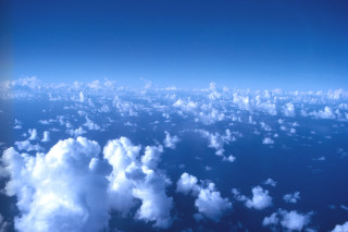 Airplane window sky clouds blue - a view of the sky free wallpaper