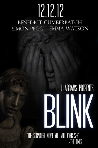 Blink poster statue woman man - stuckism free wallpaper for mobile