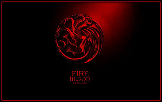 Fire blood emblem black border - a red border free wallpaper for desktop
