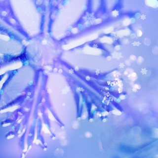 Close up snowflake surface bottom - free stars wallpaper for tablet