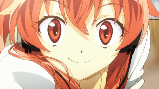 Girl red hair big eyes 6 - aguri uchida free wallpaper