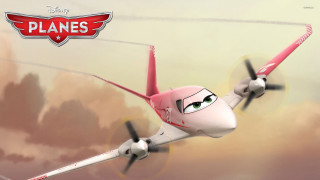 Cartoon airplane cloudy sky disney - a cartoon airplane free wallpaper