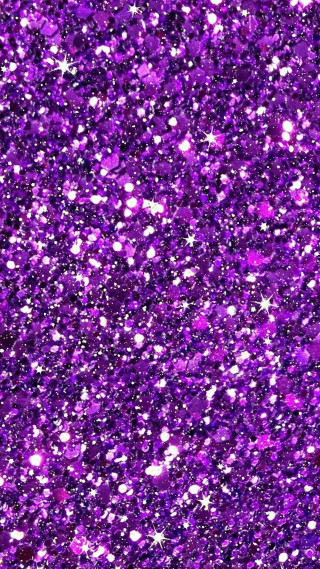 Purple glitter white stars black - aquirax uno free wallpaper for mobile