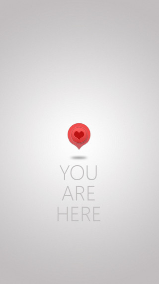 Red heart white background you - free valentines wallpaper