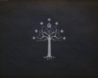 White tree stars black background - white star free wallpaper