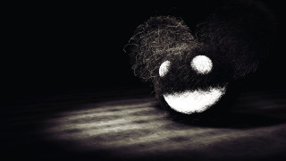 Smiling face black background black - blender and photoshop free wallpaper