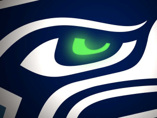 Seattle football logo green eyes - clear eye free wallpaper for desktop