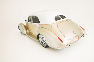 White gold car digital rendering - airbrush free wallpaper