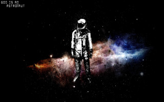 Man space suit galaxy stars - a galaxy background free wallpaper for desktop