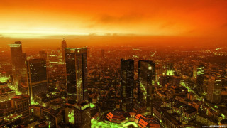 Cityscape red sky background foreground - a red sky in the background free wallpaper for desktop