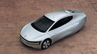 Silver car brick road parking - free technology wallpaper for desktop