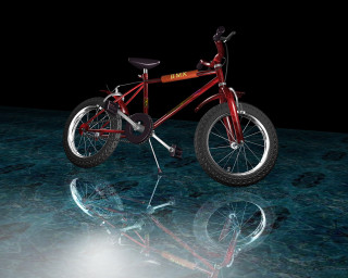Red bike shiny surface black - a shiny surface free wallpaper for desktop