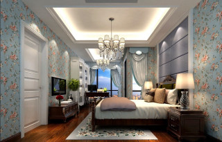 Bedroom arts crafts quarton autumn - a bedroom free wallpaper