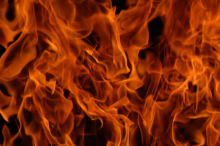 Fire flame ember abstract digital - orange flame free wallpaper