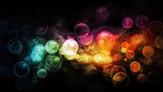 Colorful background circles light black - circle of light free wallpaper for desktop