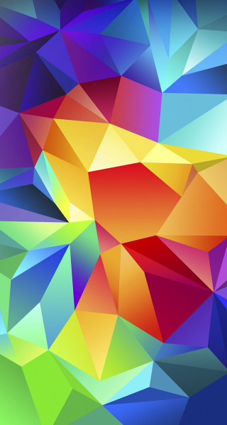 Colorful abstract low poly background 3 - surreal design free wallpaper for mobile