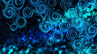 Blue background circles black background - a blue circle free wallpaper for desktop