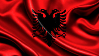 Red black flag black eagle - flag free wallpaper
