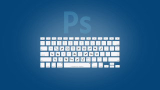 Computer keyboard blue background white - the keyboard free wallpaper