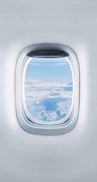 Airplane window view clouds sky - free airplane wallpaper for mobile